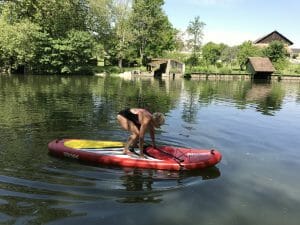 Les debuts en Stand Up Paddle